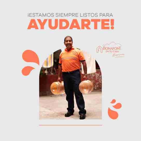 Imagen repartidor bonafont publicación