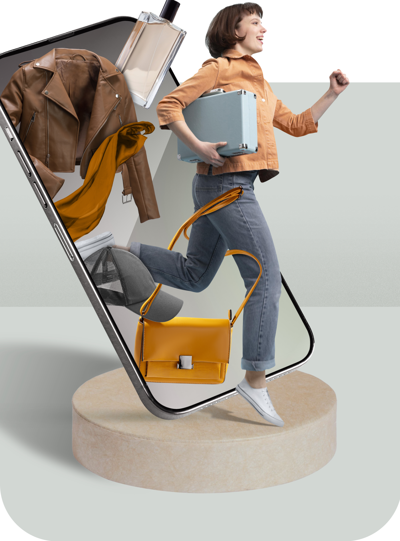 mockup compra online mujer (página nosotros crecimiento digital)