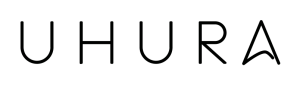 logo uhura color negro