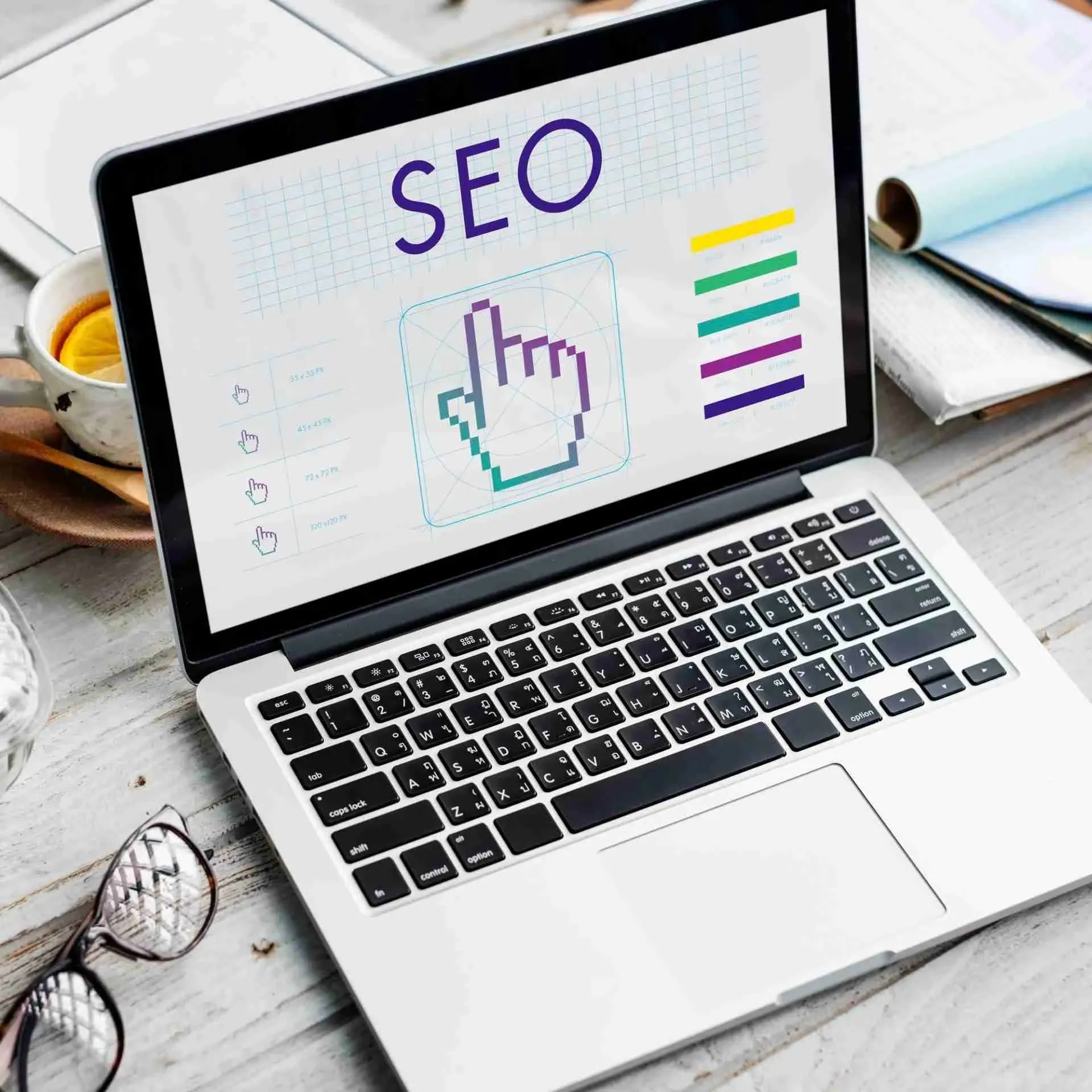 pantalla con dashboard moniteo SEO en digital shelf