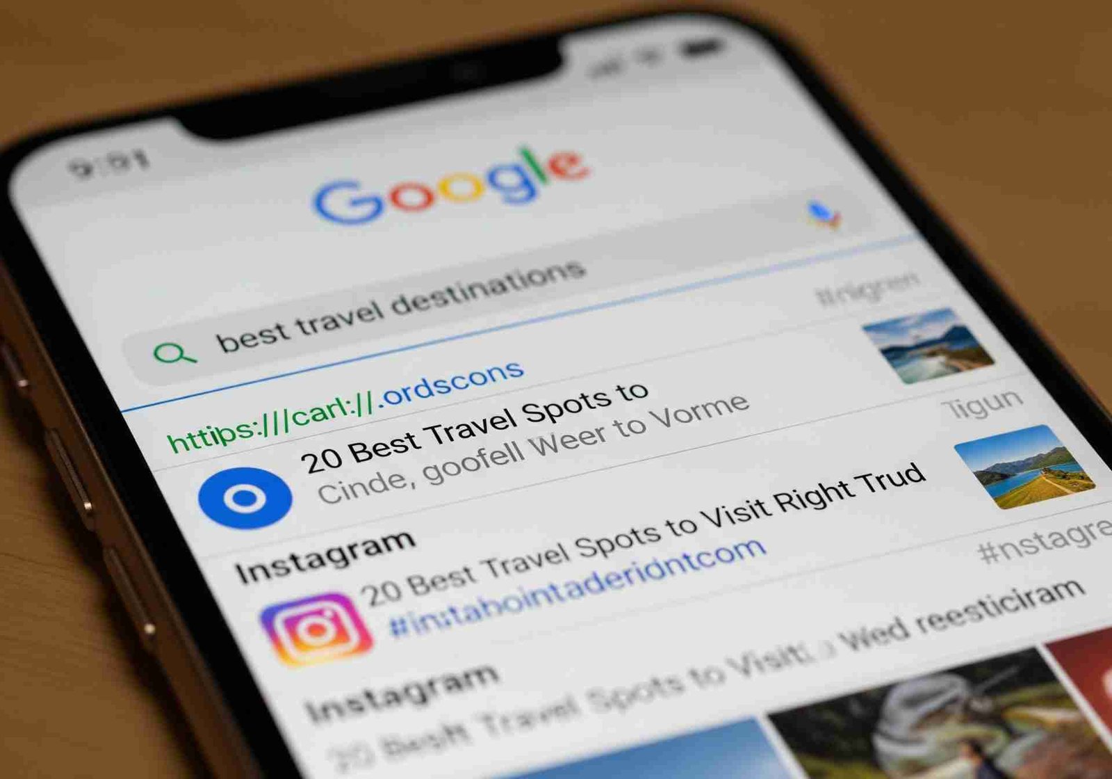 Indexación de instagram en resultados de búsquedas en Google
